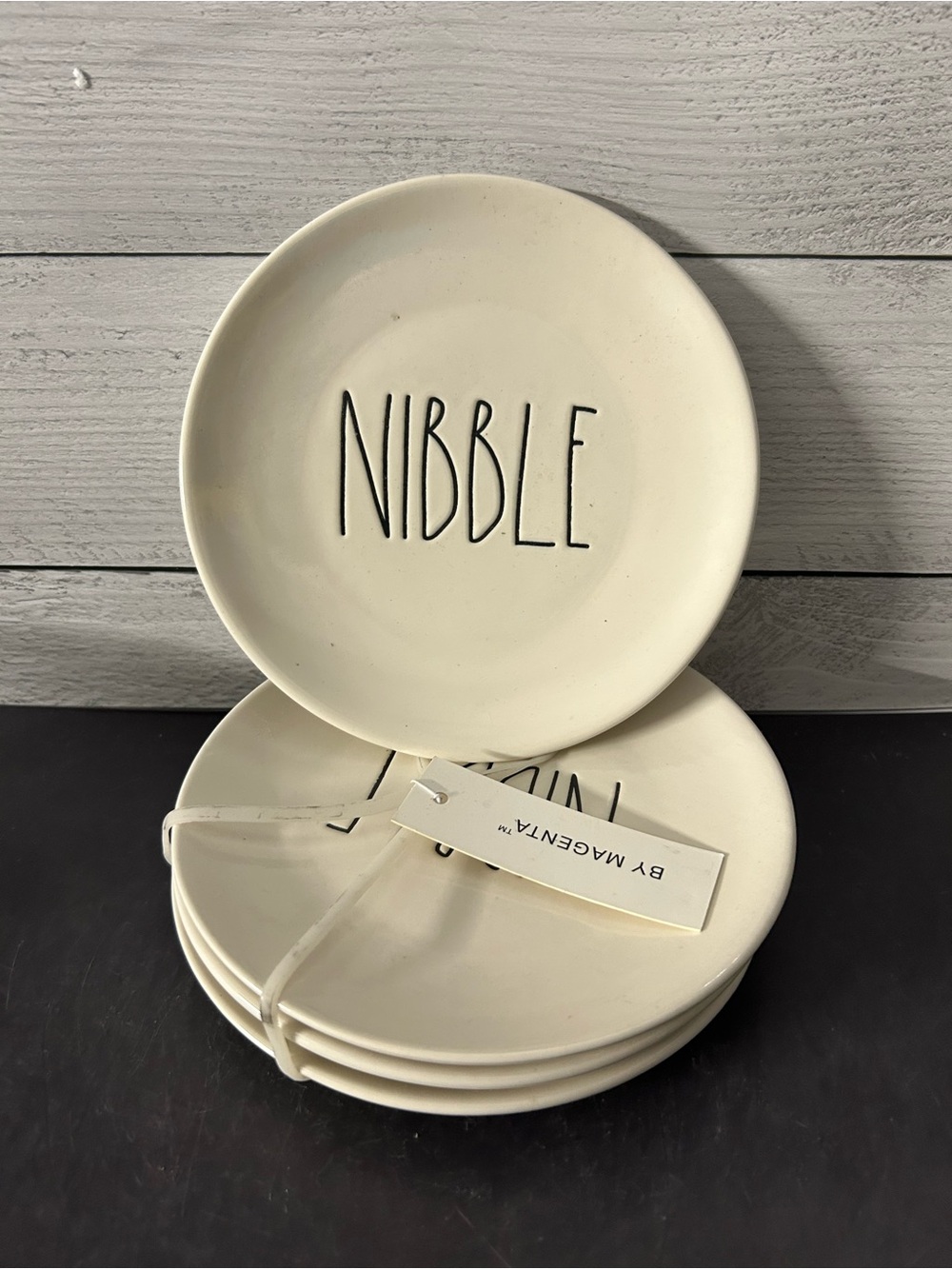 Rae Dunn Nibble Appetizer Plate Set